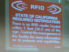 Caution - RFID!